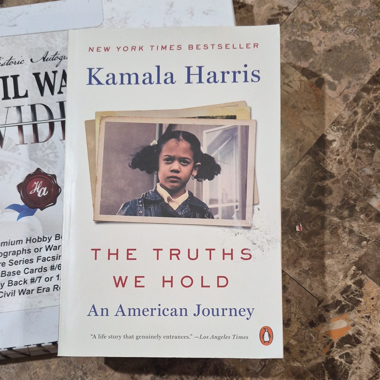 The Truth We Hold Kamila Harris Paperback Book Signed READ DESCRIPTION