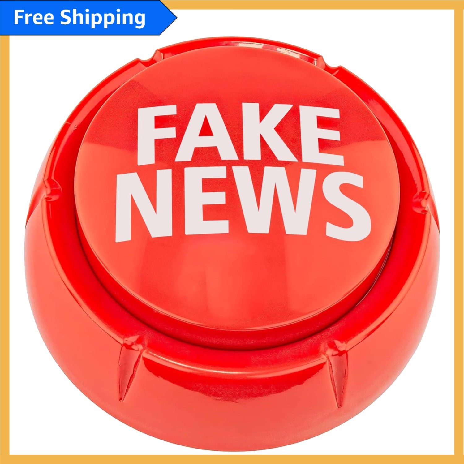 Unique Trumped Up Fake News Button – Perfect Gift for Political Humor Lovers