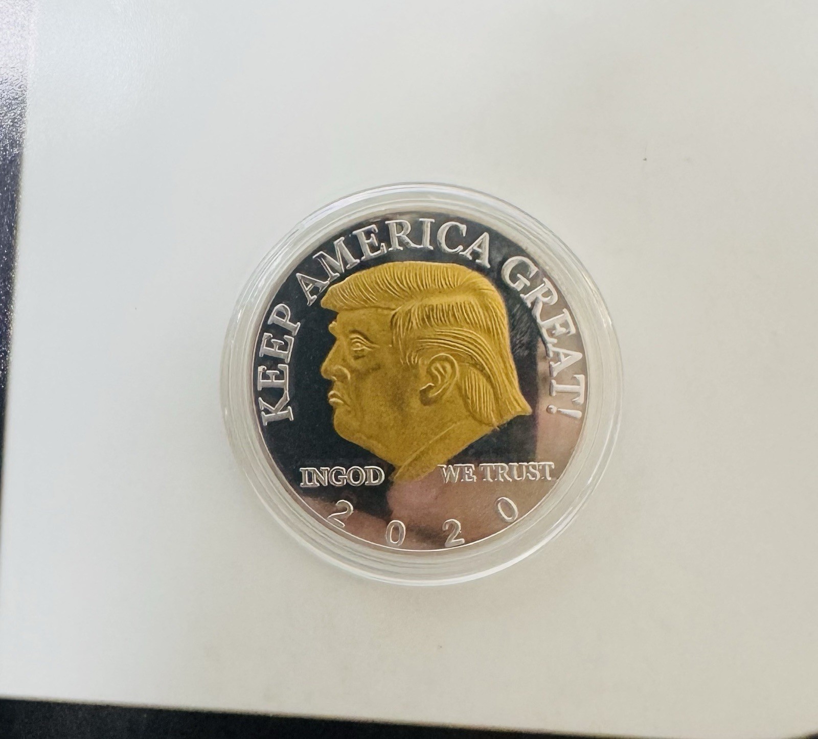 DONALD TRUMP 2020 SILVER GOLD Plated RARE COIN 45th President KEEP AMERICA GREAT