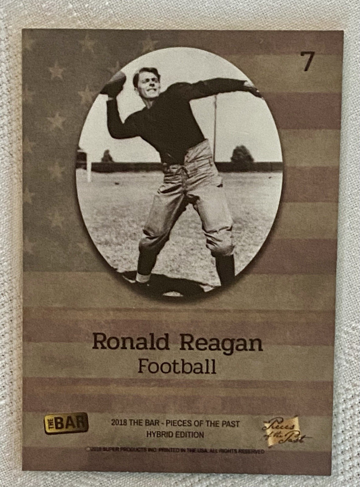 Lot of 9 President Ronald Reagan Collectible Novelty Baseball Cards! Mint Cond.