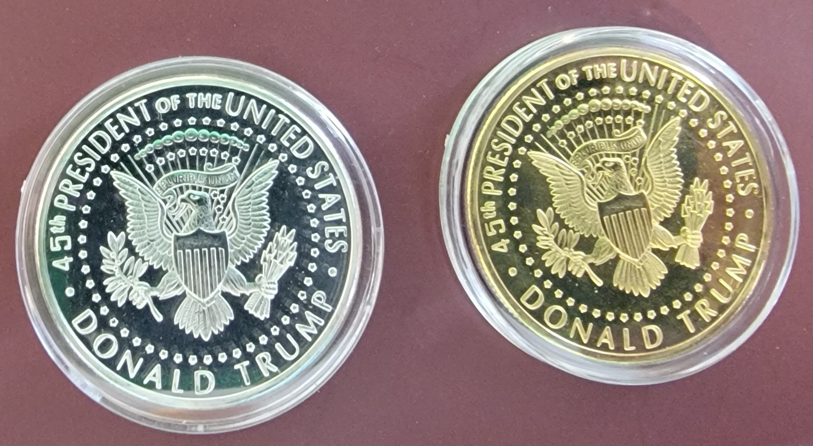 11 President Trump Coins Very Rare 21-25 2nd Term Coin.