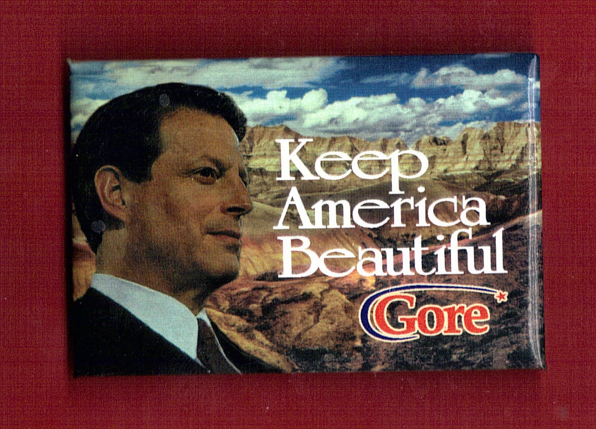 2000 Al Gore (2×3)” / “Grand Canyon” Presidential Campaign Button (Pin14)