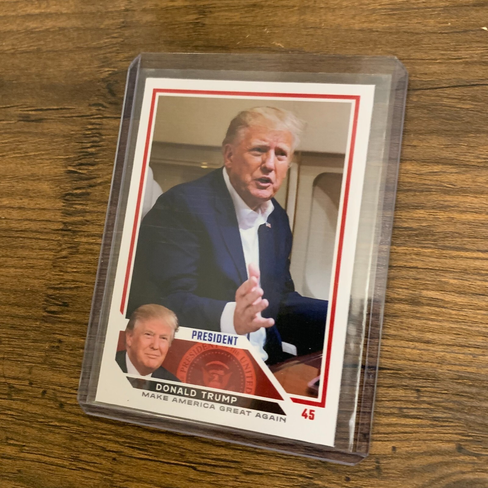 Donald Trump 2024 ACEO 2023 Style Election Novelty Custom Baseball Card MAGA USA