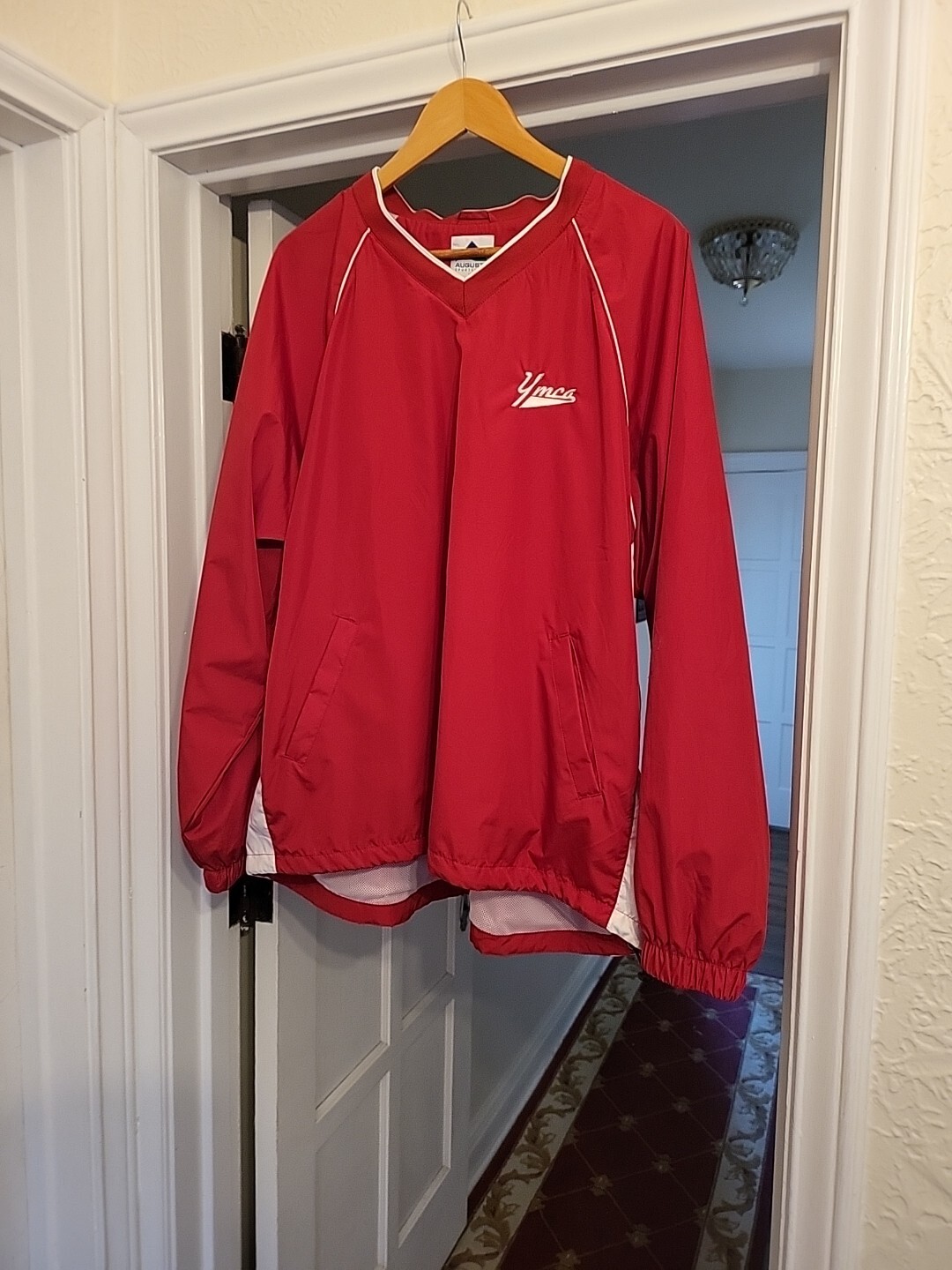 TRUMP YMCA 80s 90s AUGUSTA Mens SHIRT, Xl Coat Windbreaker, VINTAGE