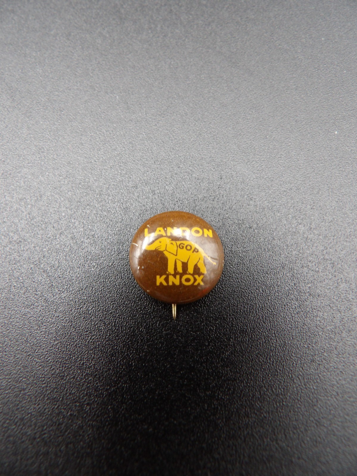 Vintage Landon Knox 1936 GOP Presidential Political Pin