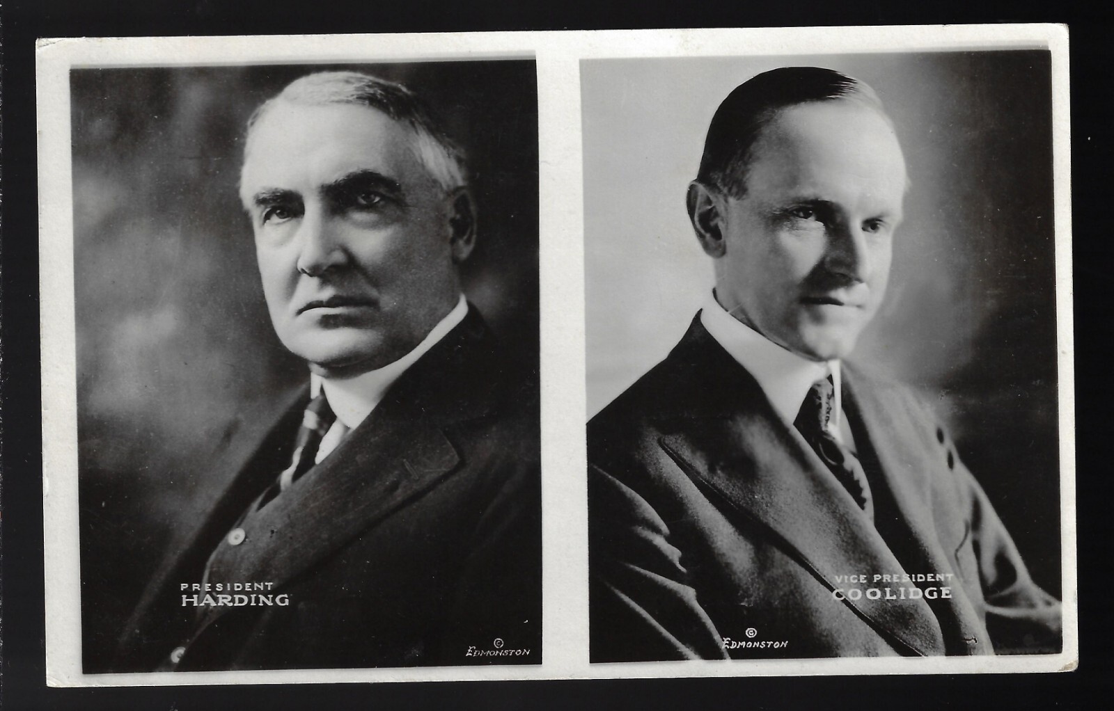 8-Presidential Winner Jugate Postcards 1900 McKinley to 1932 Franklin Roosevelt