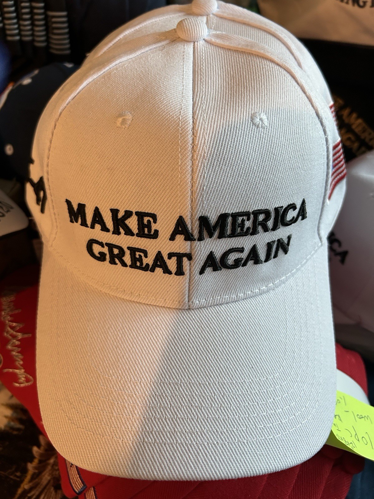 8Pc 🇺🇸 the 45-47th President Donald Cap Hat 3D White
