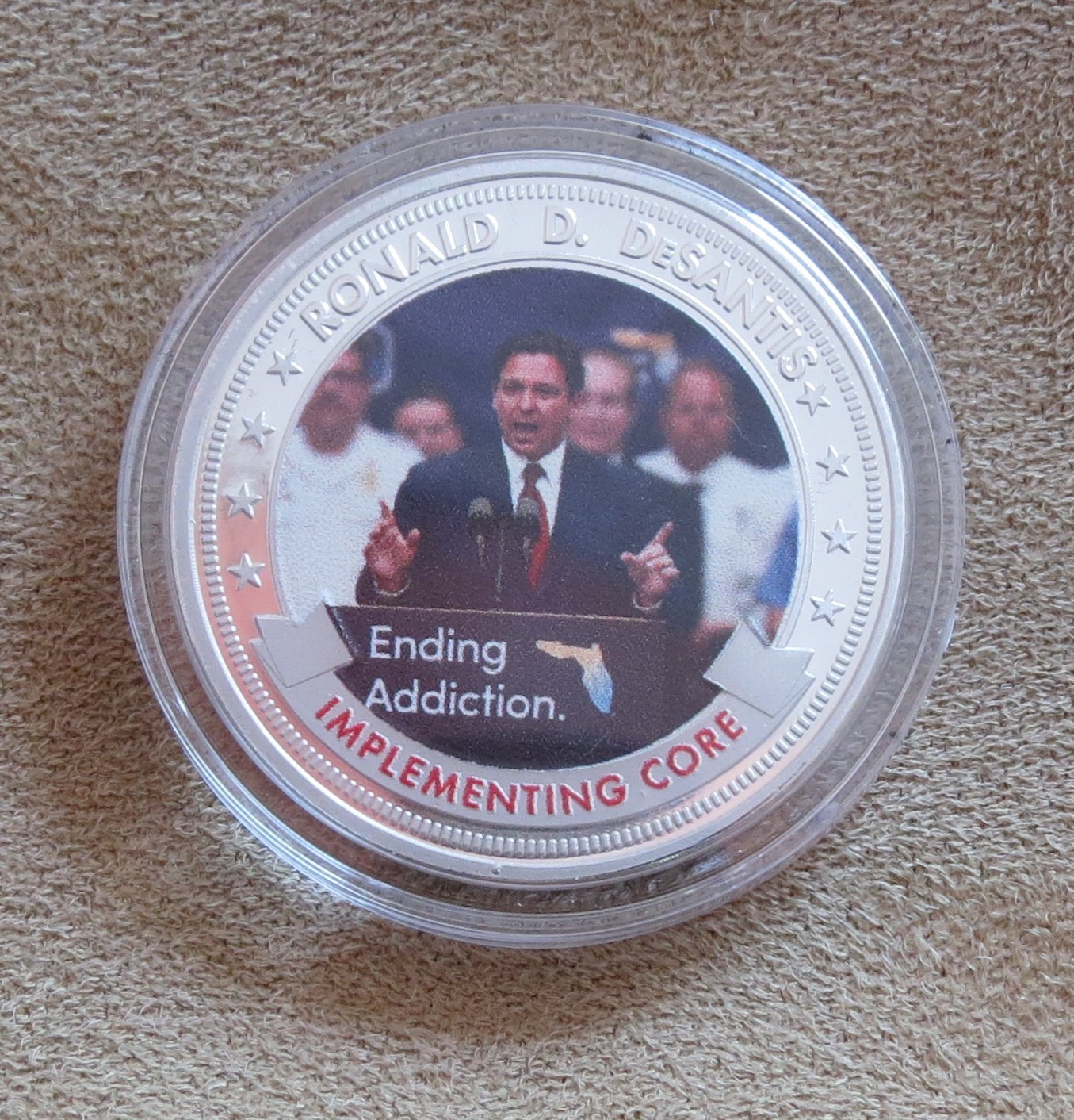 Ronald D. DeSantis Commemorative Coins – 7 Silver Plated Proof Coins