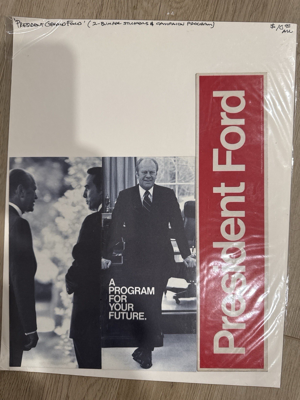 President Gerald Ford Campaign Kit – “A Program for Your Future” (c. 1976)