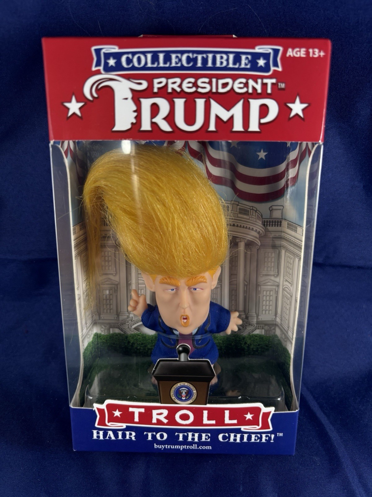 President Donald Trump Collectible Troll Doll – “Hair to The Chief” NIB 2017
