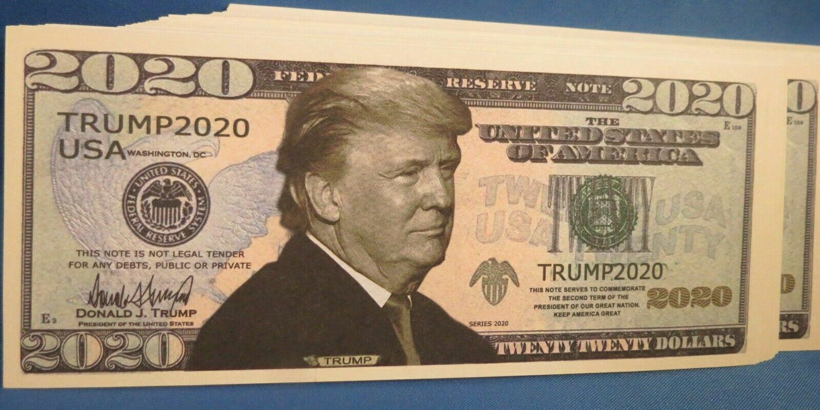 18X24 YARD SIGN TRUMP Photo MAKE AMERICA GREAT AGAIN 2024 Save Blue Republican