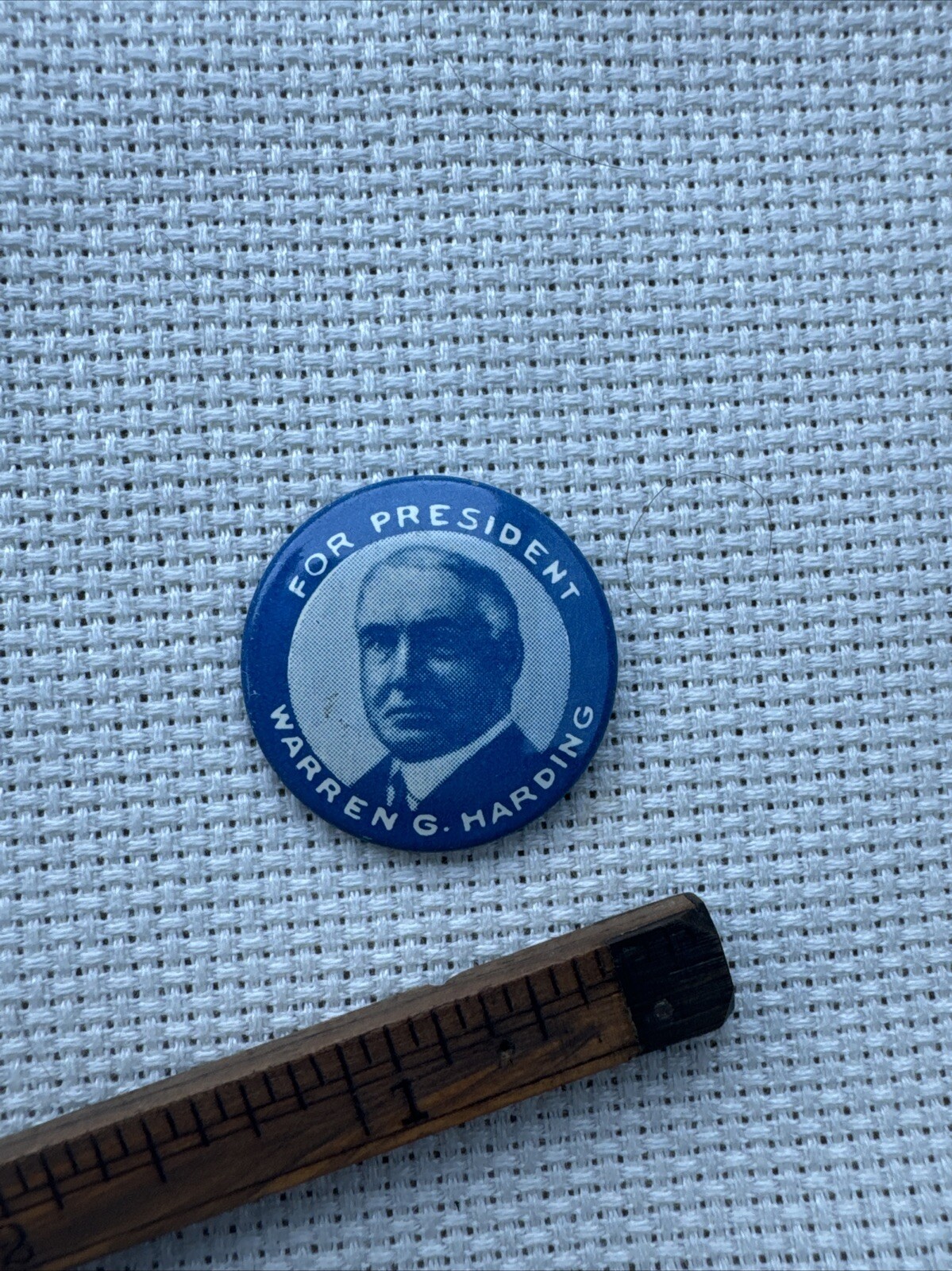 Repro Warren G. Harding For President Political Campaign 1″ Pinback Button