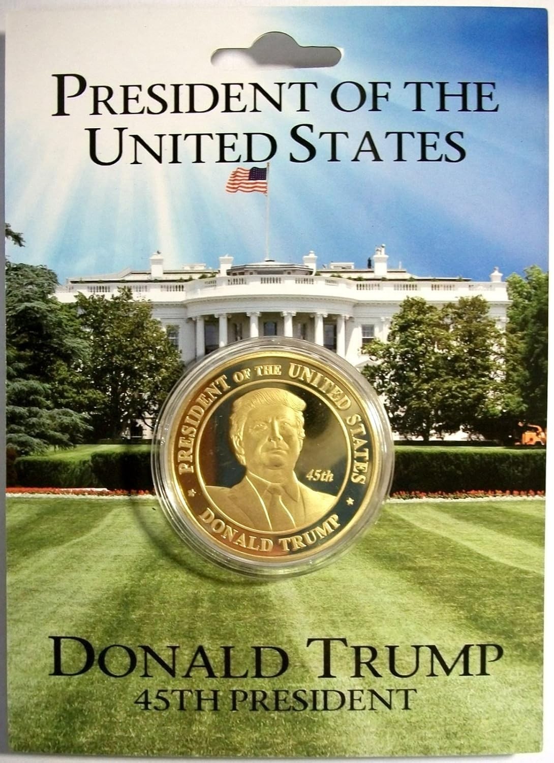 45th President of the United States Donald Trump Coin