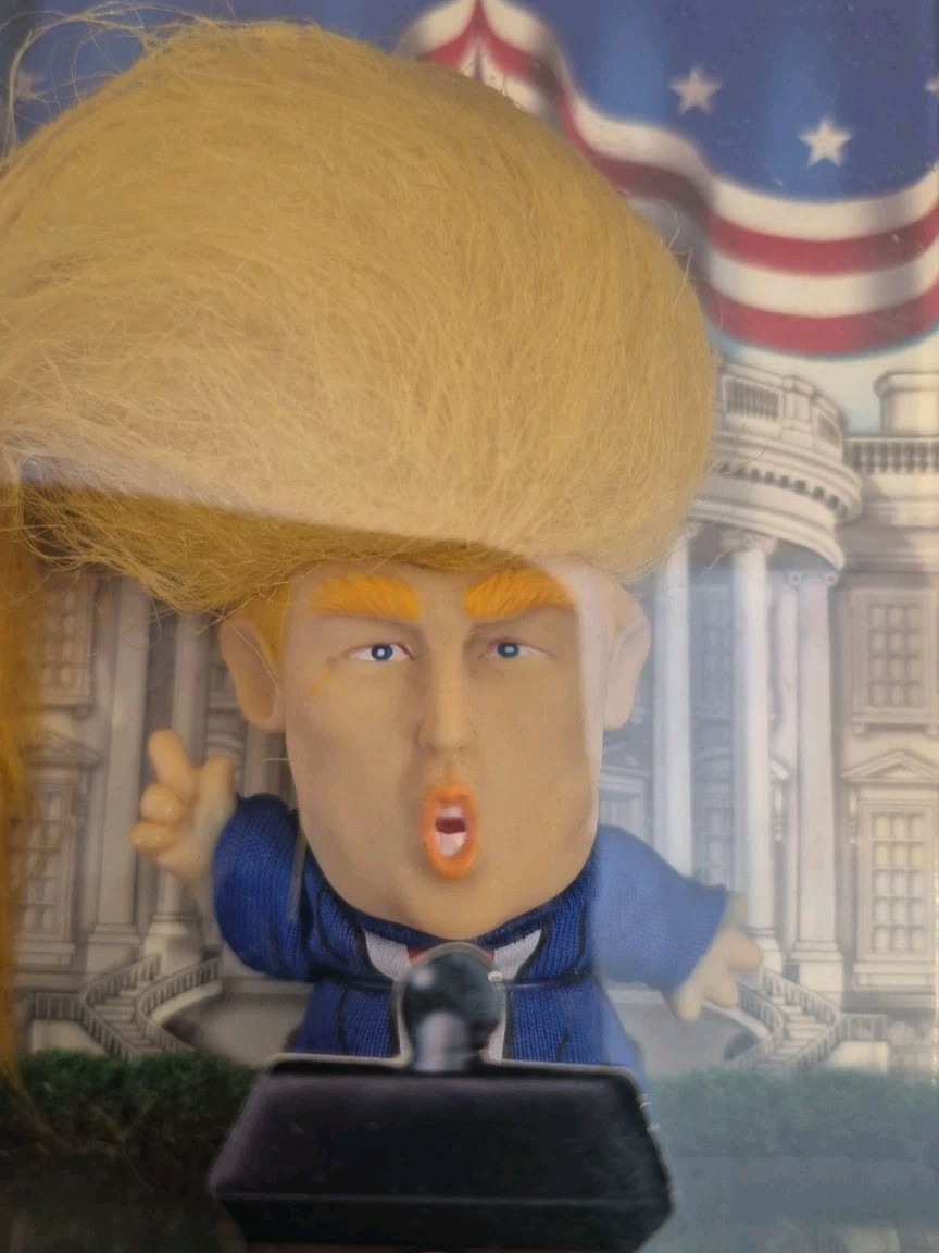 BNIB President Donald Trump Troll – Hair To The Chief Collectible Doll Toy