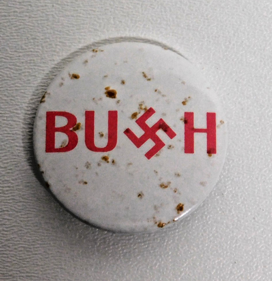 Button Lot of 9 Political Presidential 1976-2016 3 Pin Backs All Original Bush
