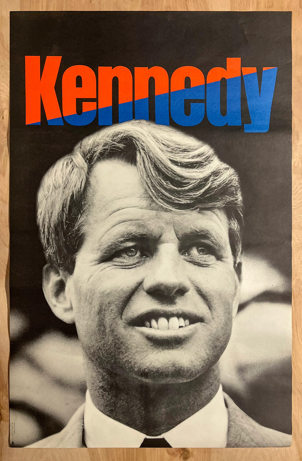 1968 Robert F. Kennedy Presidential Campaign Largest Size 38″ x 25″ RFK