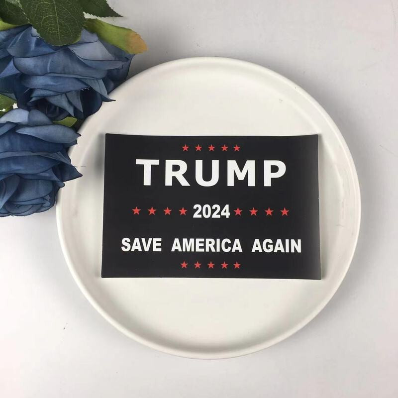 10 Pcs Trump 2024 President Campaign Save America Again Decal Bumper Stickers