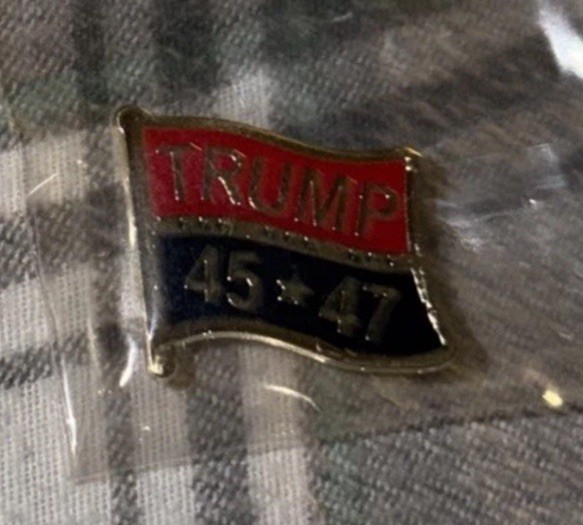 Trump 45/47 Pin Or Tie-Tack Still In Bag