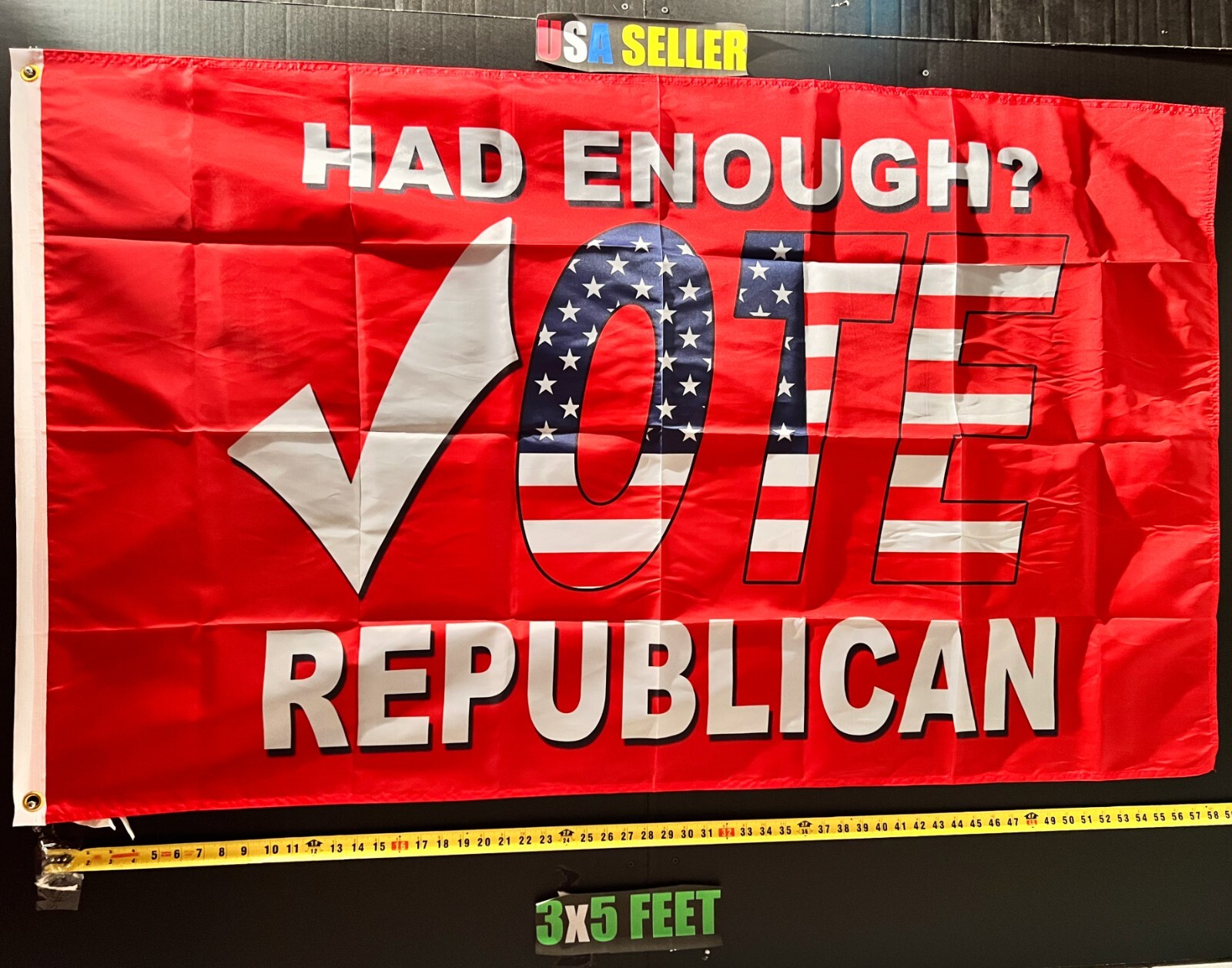 Donald Trump Flag FREE USA SHIP Had E Vote Republican RB Desantis USA Sign 3×5′