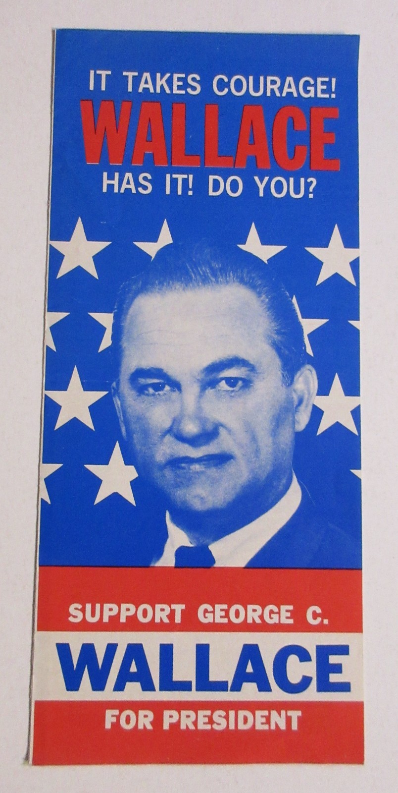 Vintage 1968 George Wallace for President Pamphlet / Brochure rare vintage htf