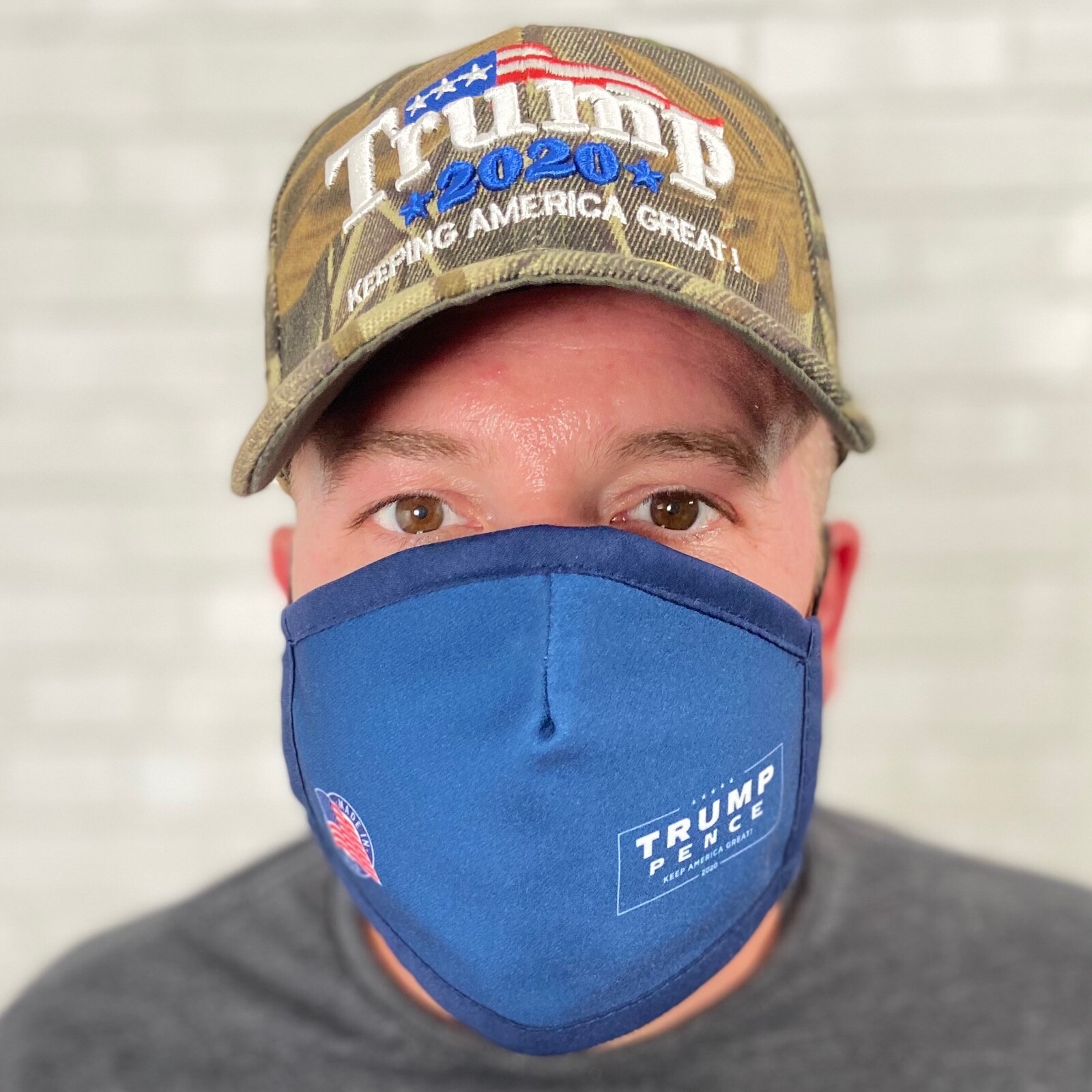 RARE Official Donald Trump 2020 Campaign Issued Face Mask MAGA USA Limited Pence