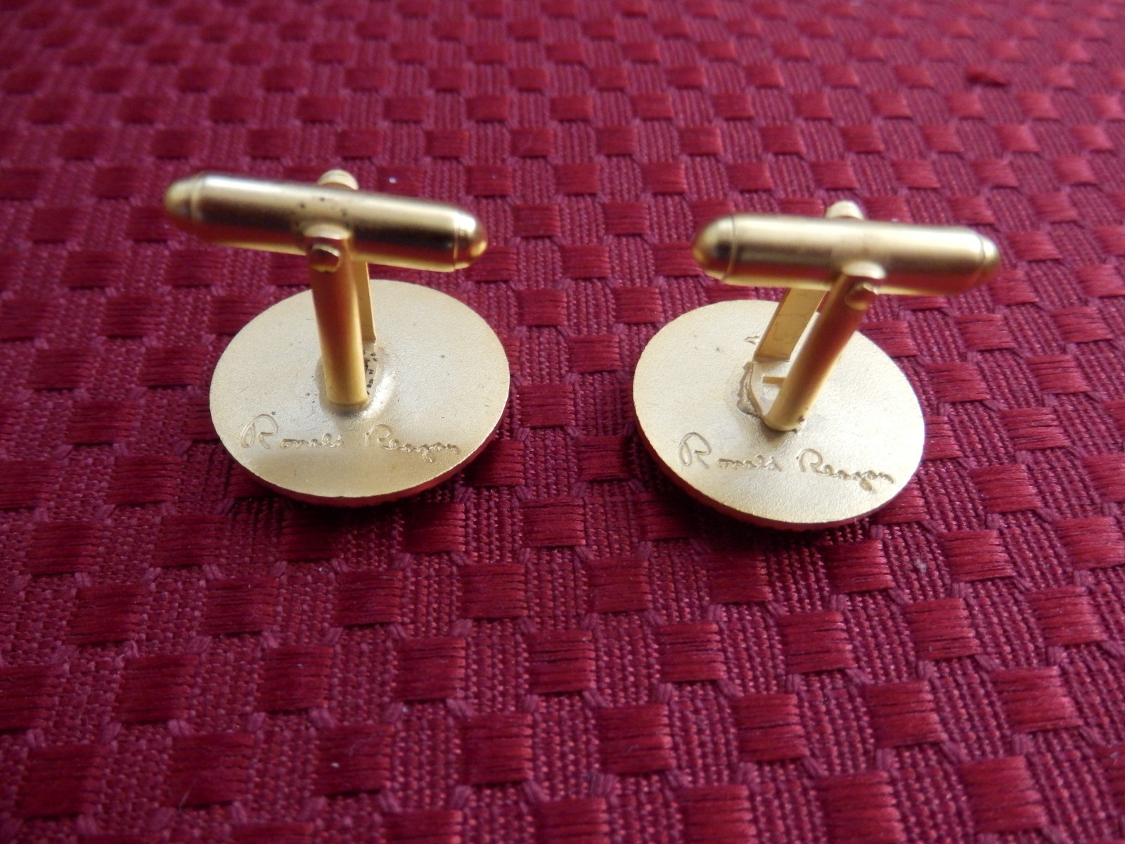 Ronald Reagan White House Issue Cobalt Cuff links