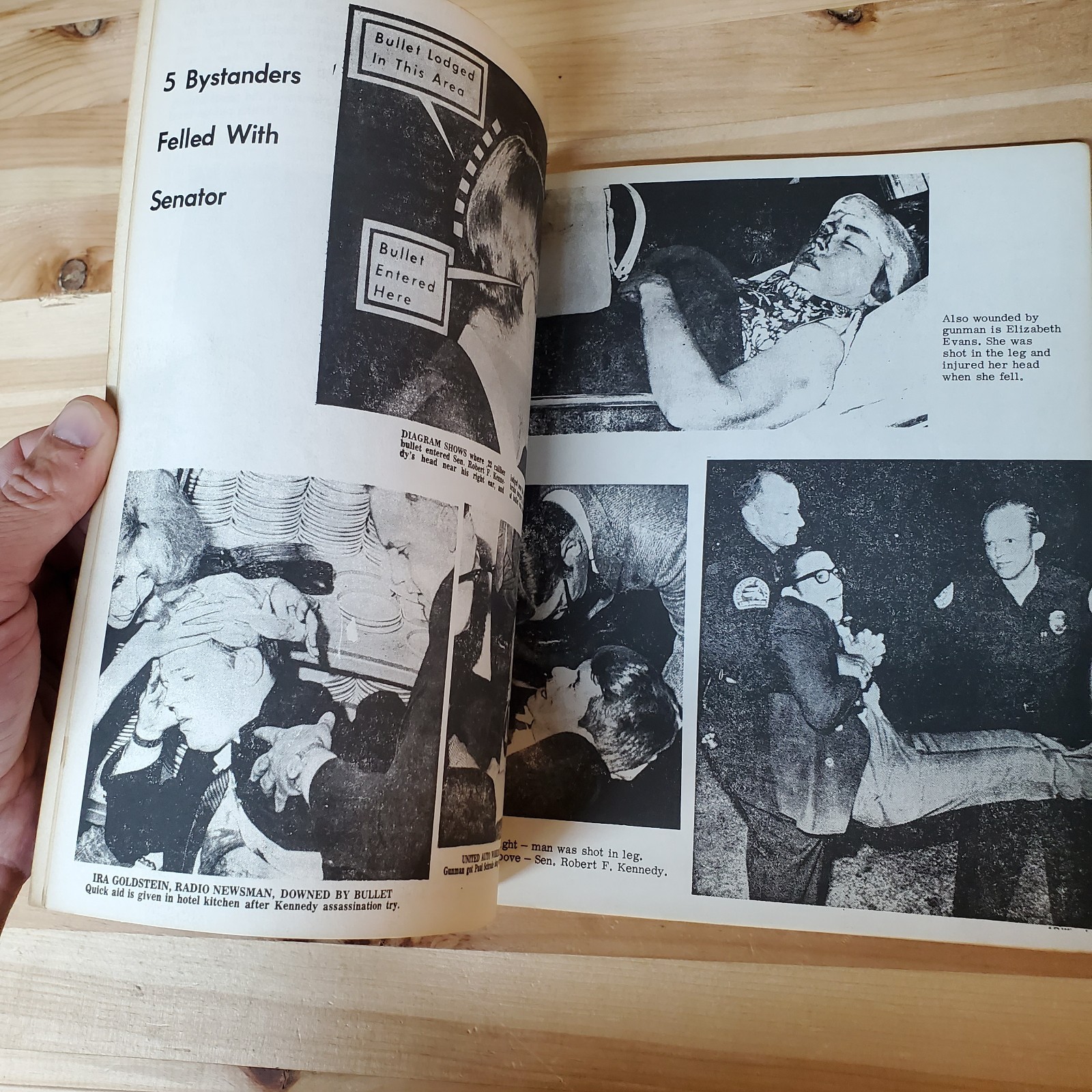The Assassination of RFK 1968 Collectors Copy Rare Publication Vintage