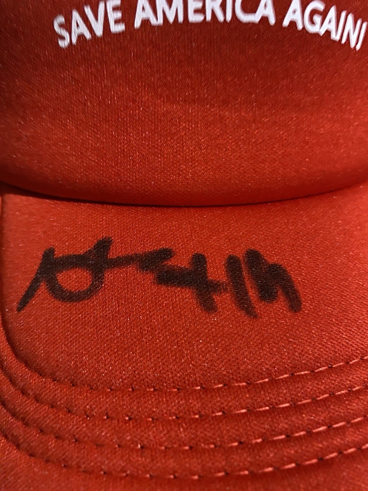 Antonio Brown Autographed Signed Trump 2024 Red Hat “Save America Again!”