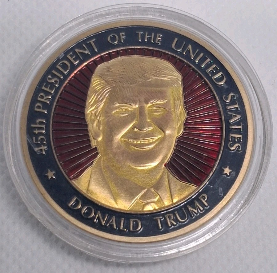 Donald Trump 45th President Challenge Coin Washington DC Presidential Seal