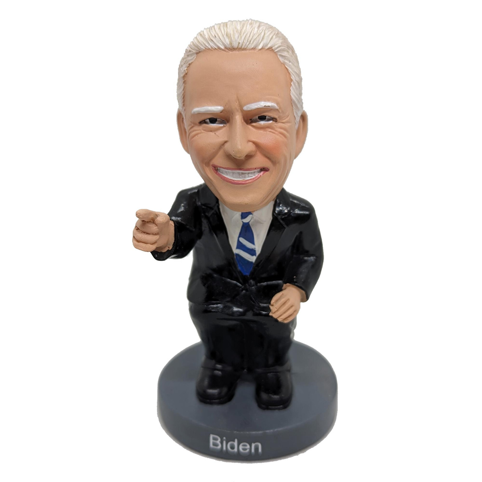 Slidin’ Biden Caganer Pooper Figurine Bobblehead Guy