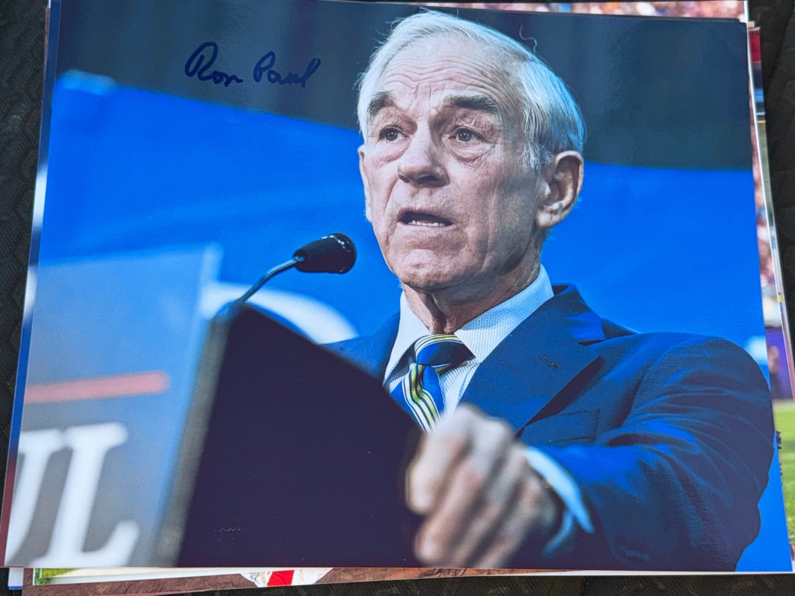 Ron Paul signed political 8×10 Republican Candidate