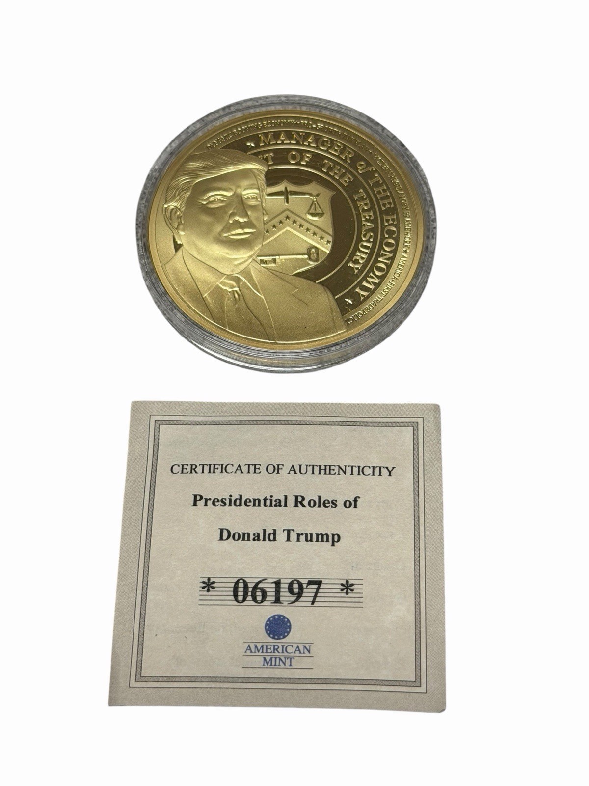 American Mint, Presidential Roles Donald Trump Commemorative Coin collection
