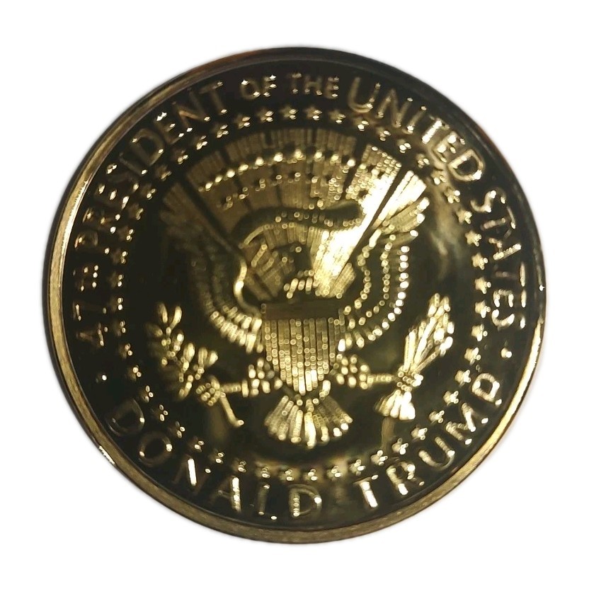 2024 Donald Trump Coin President Gold IN GOD WE TRUST Coins New