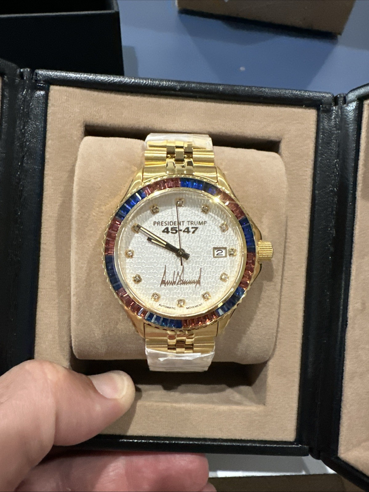 President TRUMP VICTORY ULTIMATE JEWEL WATCH IN WHITE #136/500 SOLD OUT