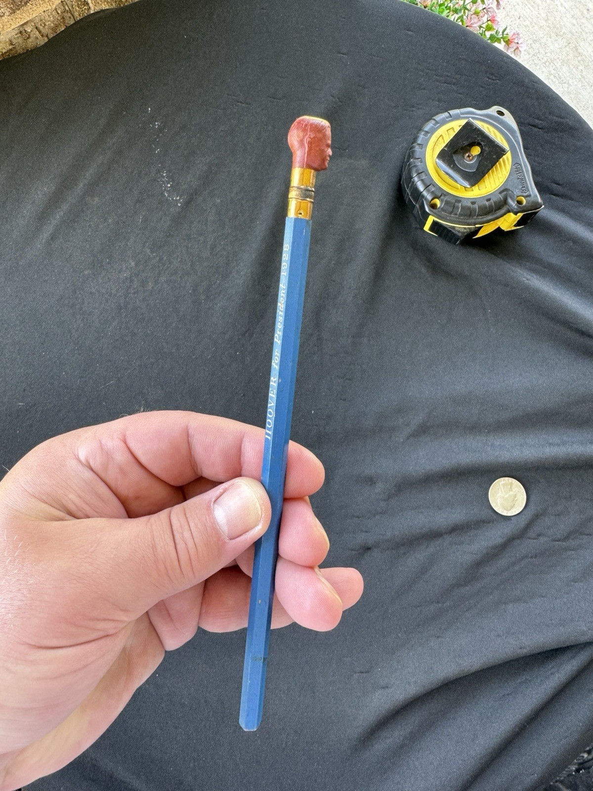 Antique 1928 Herbert Hoover Presidential Election Campaign Pencil (Authentic)