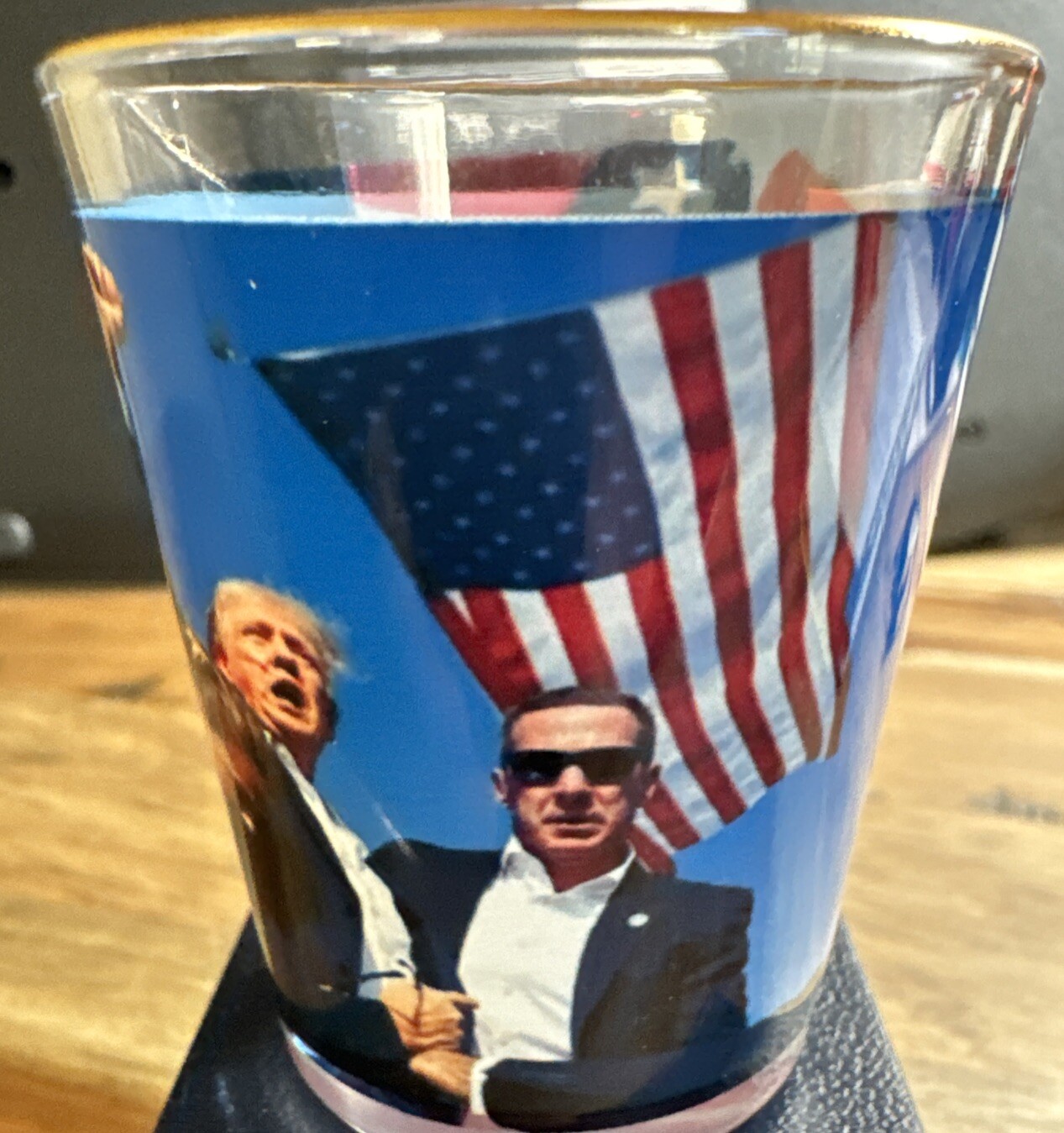 Trump Fight For 2024 President Shot Glass, 1.5oz WIN the Campaign Fight Till End