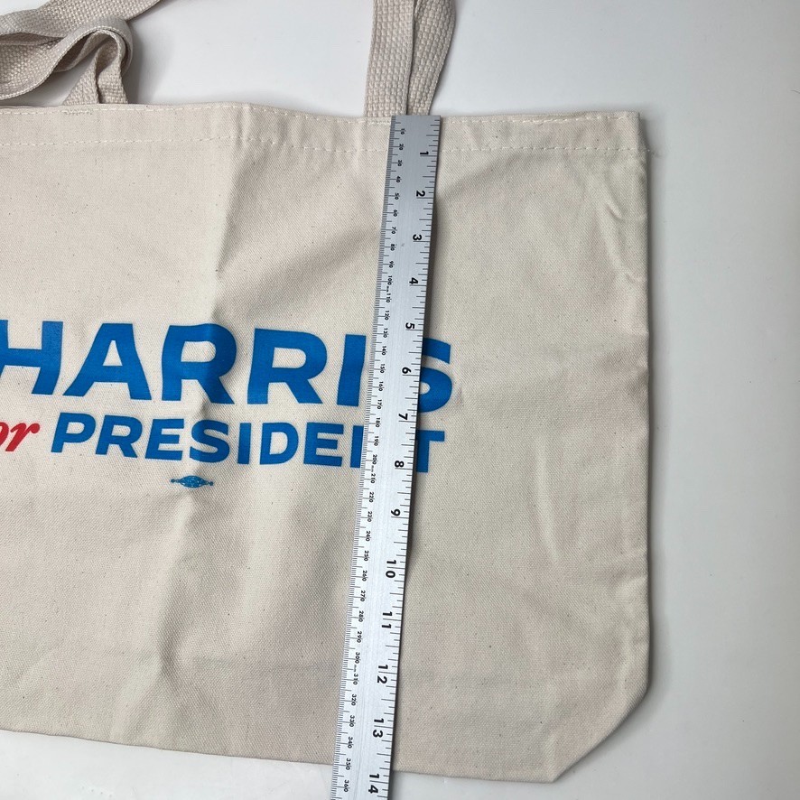 Harris For President Canvas Tote Book Bag Kamala Undated New USA