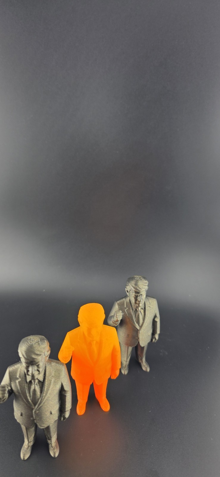 2 Tiny TRUMP Statues 3D PRINTED Pocket President 45 47 Donald Trump Novelty FUN