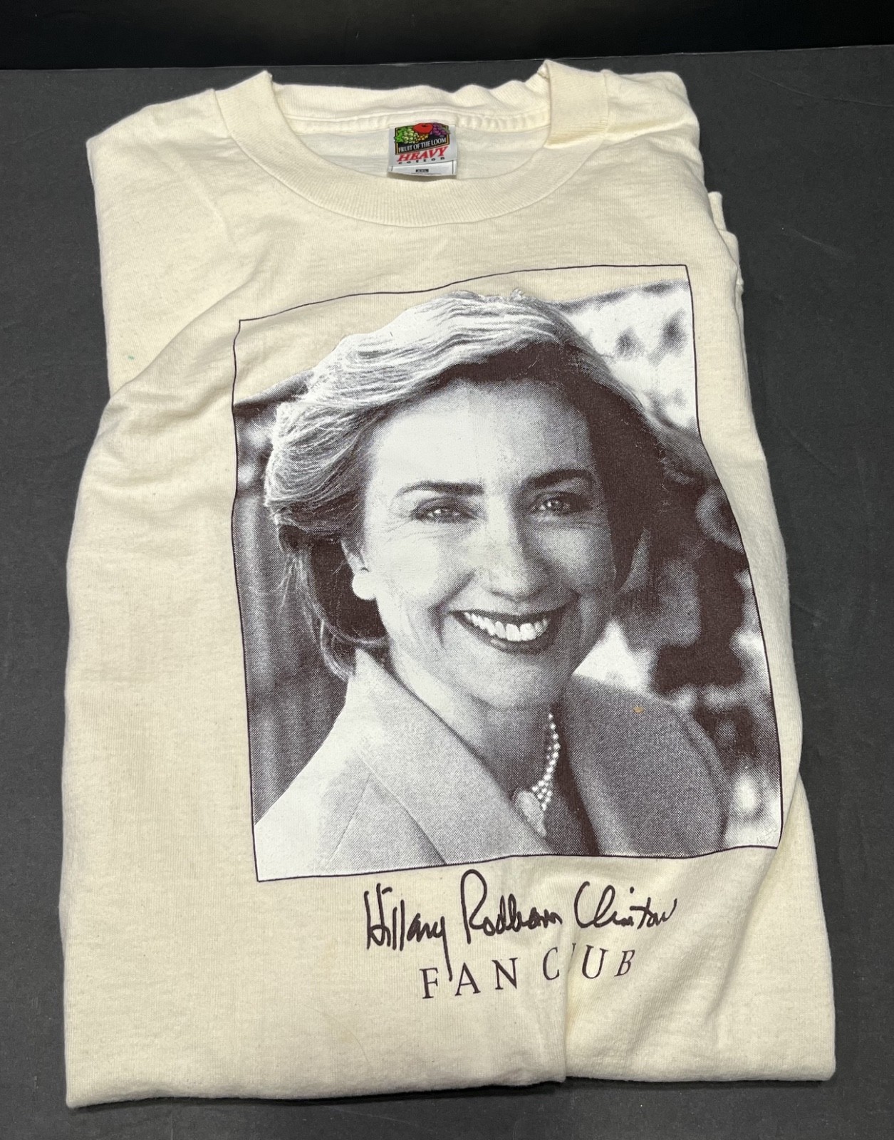 Bill Clinton Presidential Campaign Hillary Fan Club T-Shirts + Dec 1998 Vogue +