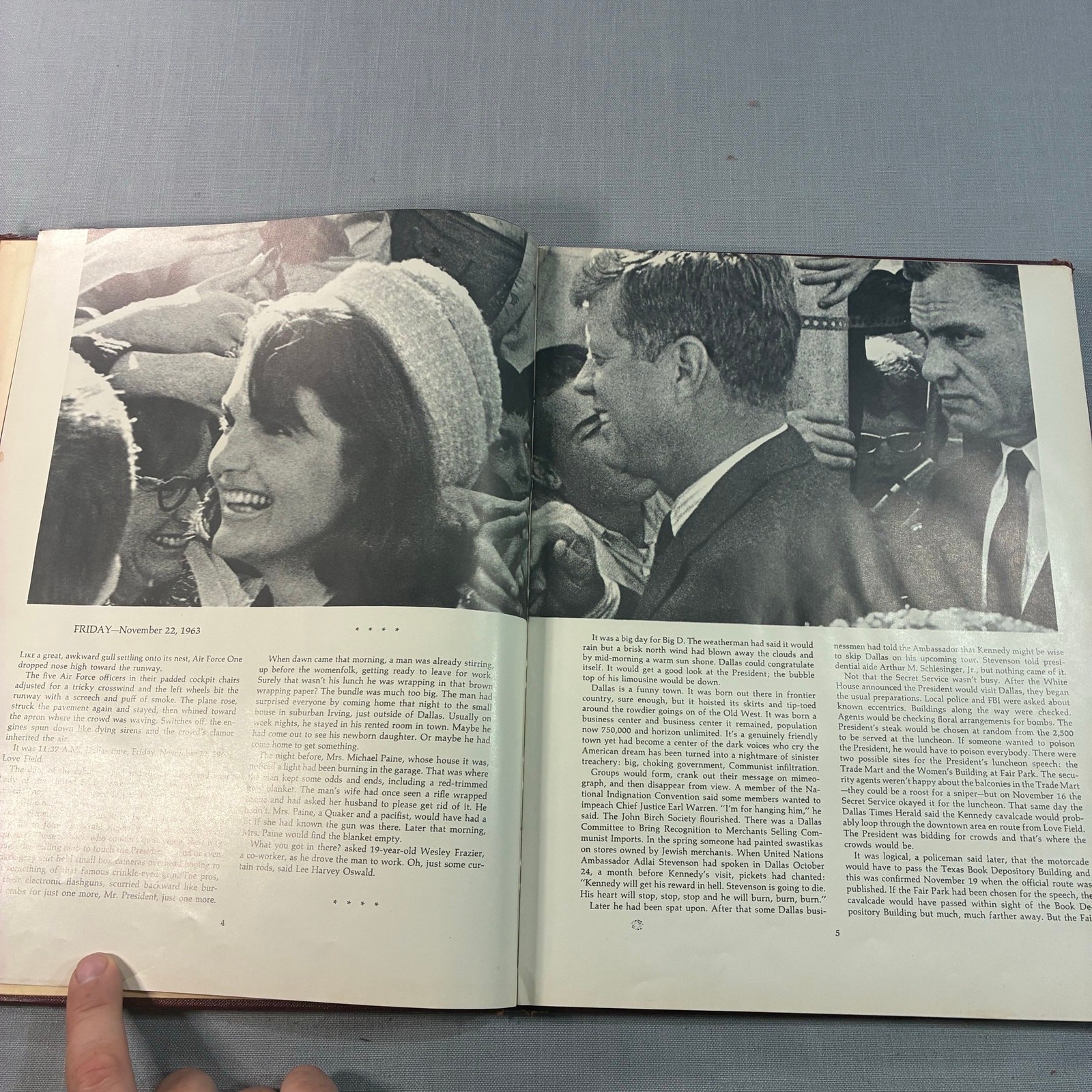 The Torch Is Passed JFK Assassination Associated Press Hardcover Book