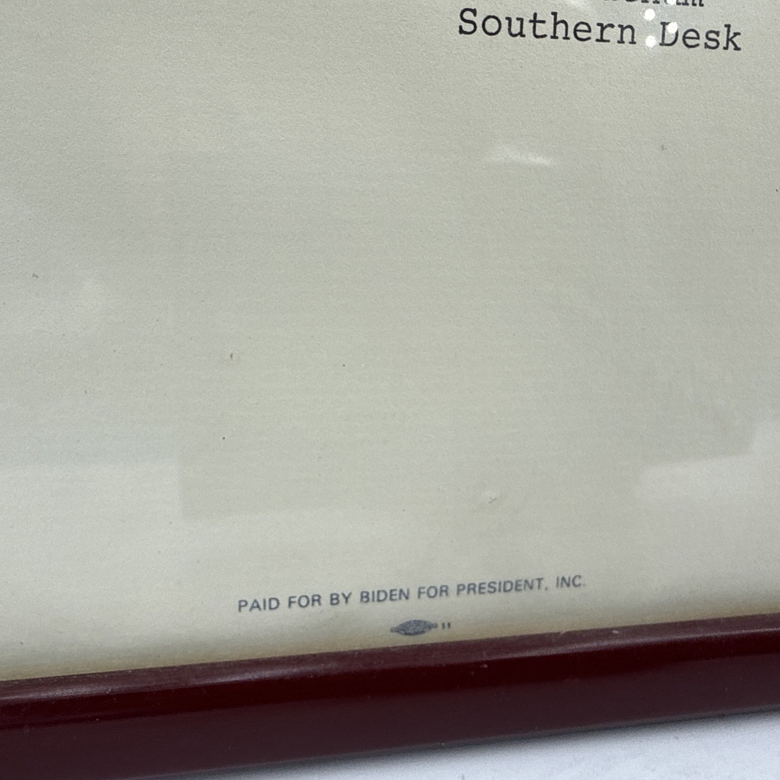 1987 Biden For President Campaign Letter Original Dallas TX Political
