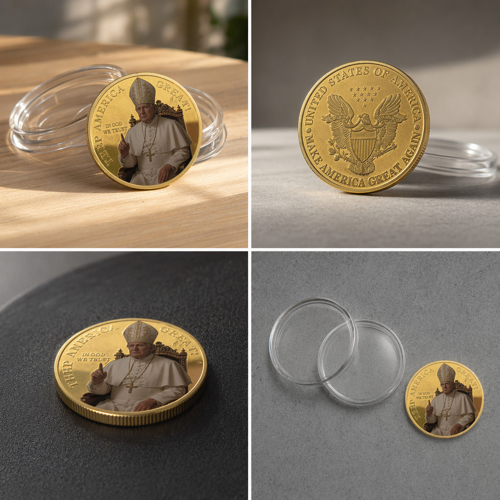 20Pcs Trump Make America Great Again Commemorative Coin Metal Collectible Coin