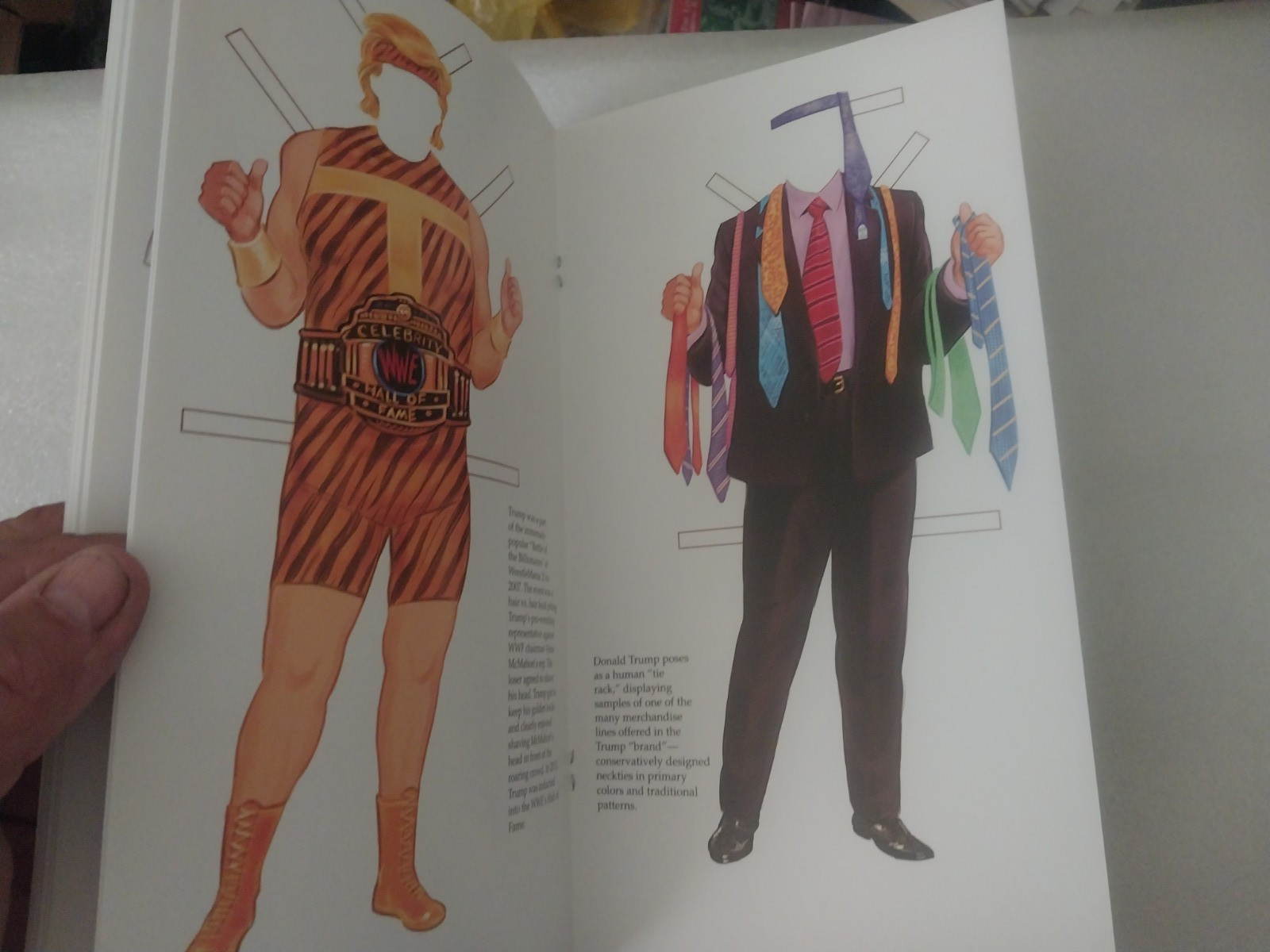 Donald Trump paper doll book by Tim Foley (Collectible Campaign Edition) 2016