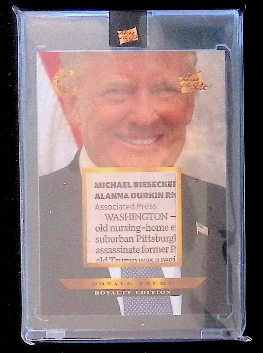 Donald Trump 45th&47th US President Assassination Relic -Rare-Unique Royalty Ed