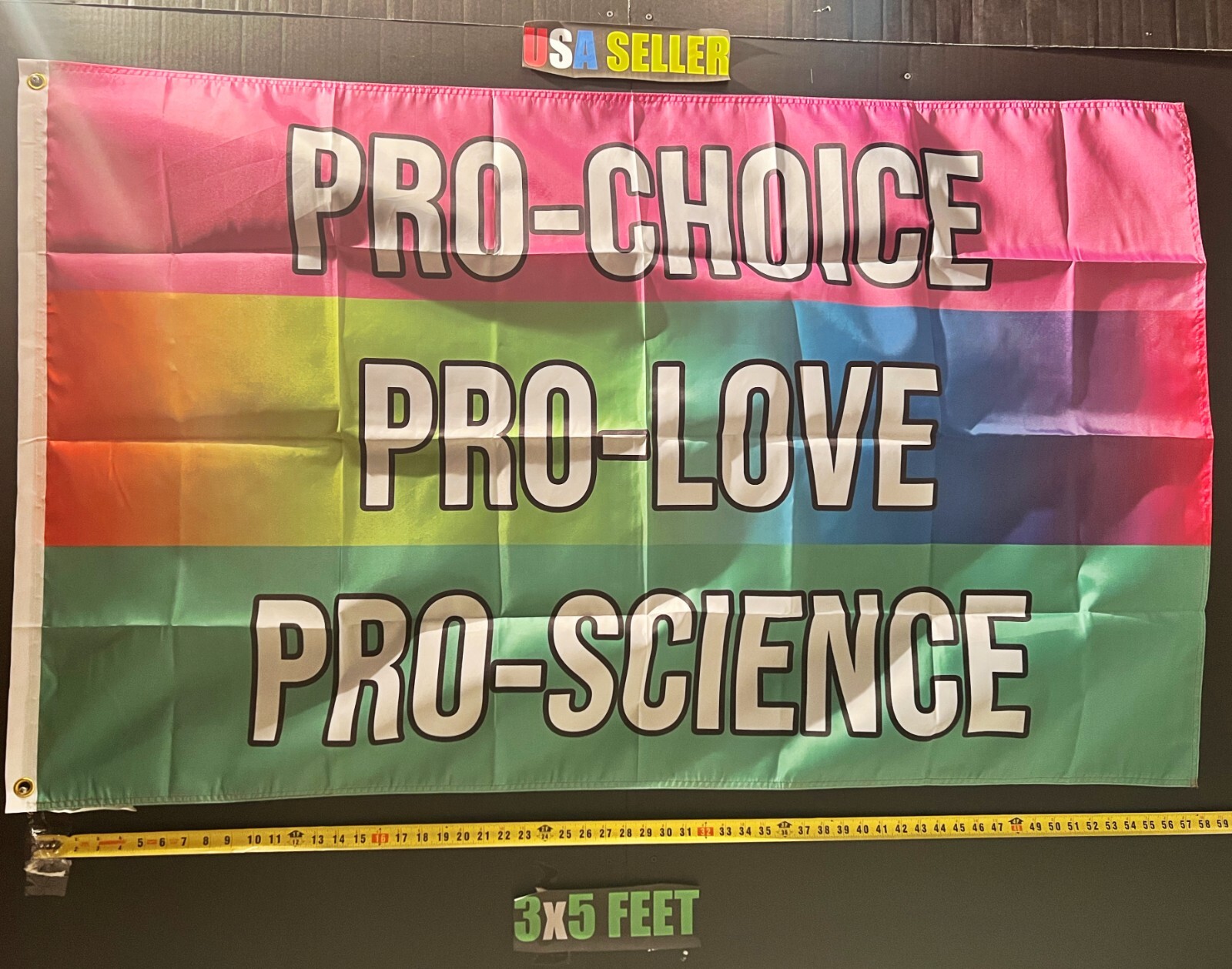 Pro Women Pro Choice Flag FREE USA SHIP Science Womens Rights BMP USA Sign 3×5′