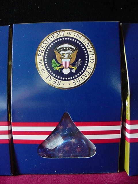 Lot 3 Presidential White House Hershey Kisses Candy -No signature- Free shipping