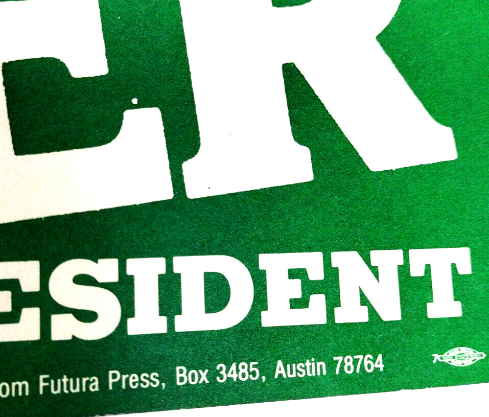 1976 Jimmy Carter Pin & Bumper Sticker Bicentennial Election Campaign Original