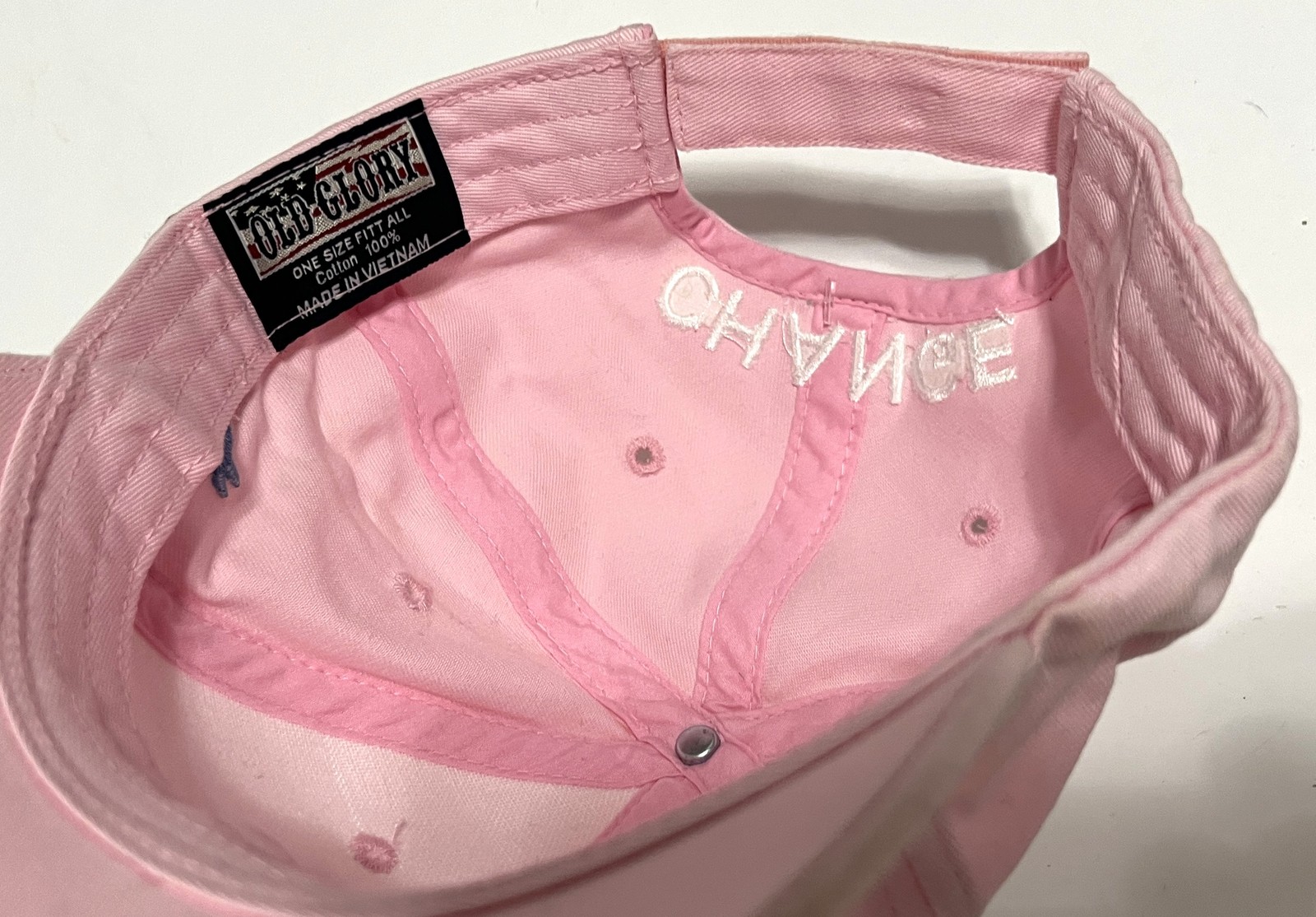 Obama ’08 Pink Presidential Campaign Hat Cap Change We Can Believe Vietnam
