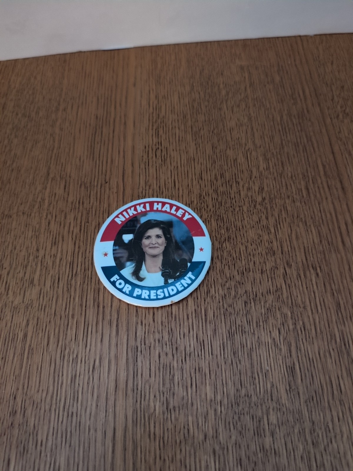 Nikki Haley 2024 Pinback – SC to Whitehouse Politics Badge Campaign 3″ Button
