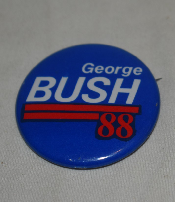 George Bush 88 Political Campaign Pinback 1.5″ Button
